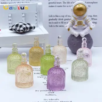 2ШТ Реквизит для сцены съемки прозрачного флакона духов с имитацией напитка в кукольном домике