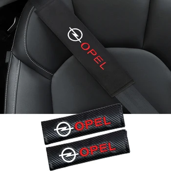 2шт Защитный Чехол Из Углеродного Волокна И Хлопка Для Opel Astra H G J Insignia Mokka Zafira Corsa Vectra C D Antara
