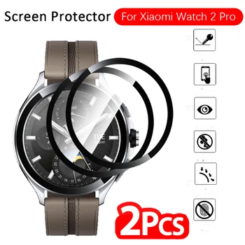 2шт Мягкого защитного стекла Для Xiaomi Watch 2 Pro 9D Изогнутая Защитная пленка для экрана Xiaomi Watch 2Pro Watch2Pro Smartwatch Films