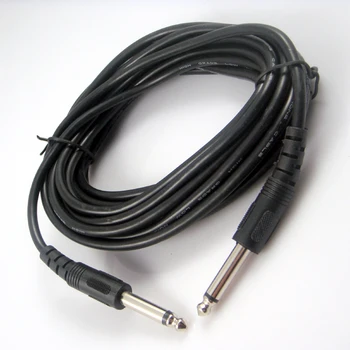 5-метровый Черный кабель для электрической бас-гитары Аудиосвязь Кабель для гитары Шнур Кабель для гитарного усилителя