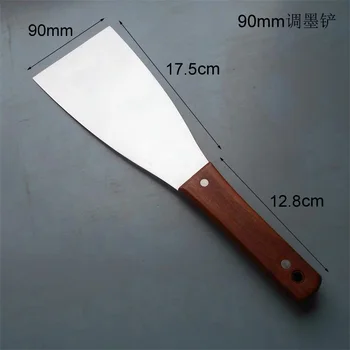 8 шт. Чернильный нож лучшего качества с деревянной ручкой длиной 30 см и шириной 9 см.