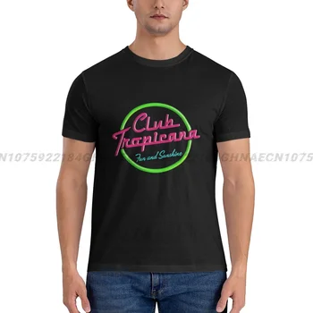 Club Tropicana / мужские удобные футболки с круглым вырезом и модным принтом, футболка Оверсайз