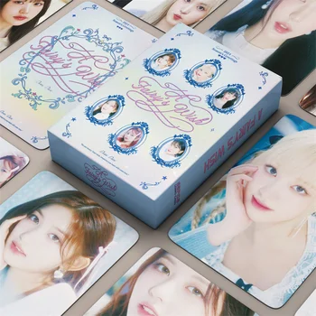 KPOP 55 шт./компл. Альбом IVE SEASON'S GREEING 2024 A Fairy's Wish LOMO Card Wonyoung Rei LIZ Leeseo Yujin Подарочная открытка Фотокарточка
