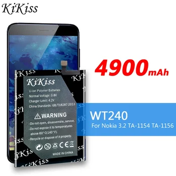 KiKiss 4900 мАч WT240 Батарея Для Nokia 5.3 TA-1234 TA-1223 TA-1227 TA-1229 TA-1223 Батареи Для мобильных Телефонов + Подарочные Инструменты