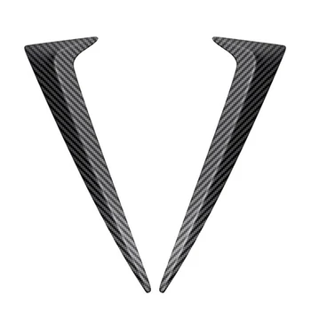 Автомобильное карбоновое вертикальное боковое спойлер на заднем стекле, крыло для Toyota Sienna 2020-2022, Зеркало заднего вида, Задние детали