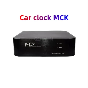 Автомобильный плеер super clock MCK, виден специальный 10-метровый подъемный столб для часов Andian player