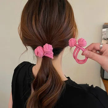 Высокоэластичный китайский узел для женщин, прочная веревка для волос, головные уборы, резинки для волос, высокий держатель для хвоста