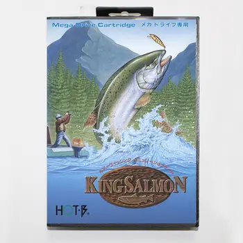 Горячая Распродажа Игровой Карты King Salmon С Розничной Коробкой 16bit MD Cart Для Sega Mega Drive /Genesis System