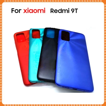 Для Xiaomi Redmi 9T Пластиковая Задняя крышка Батарейного Отсека Задняя Дверца Для Redmi 9T Корпус С Заменой Кнопки Регулировки громкости