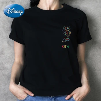 Женские футболки Disney с Микки Маусом для девочек, футболки с Минни, футболки для косплея в стиле аниме на Хэллоуин, футболка Ropa De Mujer Harajuku, женская рубашка