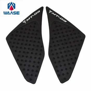 Защитная наклейка для бака WAASE, наклейка на газовую коленную накладку, боковая тяговая накладка для Yamaha MT-03 MT03 2015 2016 2017 2018 2019