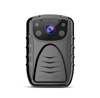 Камера ночного видения 4K для ношения на теле, полицейская носимая камера HD 1296P, портативная беспроводная видеокамера на 16 языках