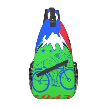 Крутые велосипедные сумки Albert Hofmann на каждый день для путешествий, мужские сумки-промокашки с ЛСД кислотой, рюкзак через плечо, Наплечный рюкзак