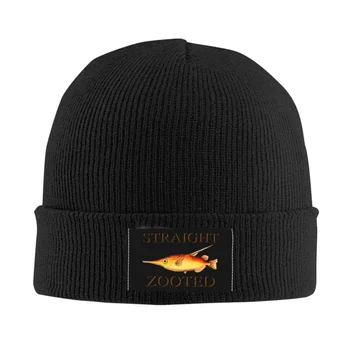 Модная прямая шапка-капот в виде рыбки, вязаная шапка, мужская женская крутая унисекс, забавный дизайн, теплые зимние шапочки, кепка