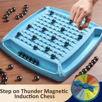Набор магнитных шахмат, настольная игра для взрослых и детей, интерактивная игра для мозга, обучающие занятия, подарки на день рождения с магнитным дизайном