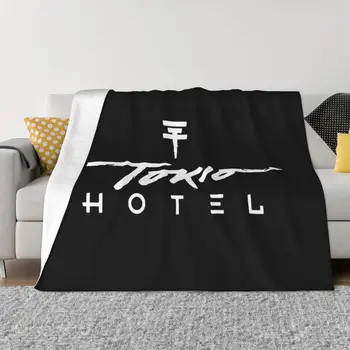 Одеяло Tokio Hotel Rock, флисовые теплые пледы для домашнего дивана, коврик для кровати
