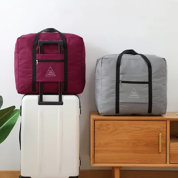 Оксфордская сумка для ручной клади, женская дорожная сумка большой емкости, сумка для хранения экскурсий выходного дня, наплечный чемодан-тележка