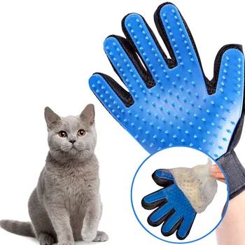 Перчатки CoolPet для кошек, перчатки для ухода за шерстью, Удаляющие пух, плавающие волосы, Очищающие перчатки для выпадения волос, Массажная щетка