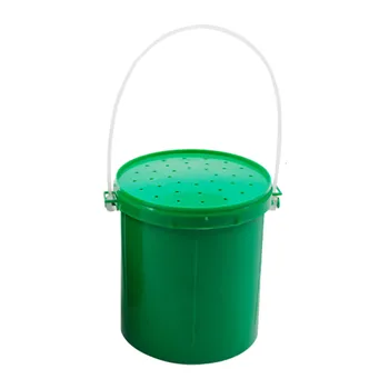 Портативное ведро для прикормки, Пластиковое ведро для дождевых червей, Вентилируемое хранилище для червей, Пиявок и пластиковых приманок