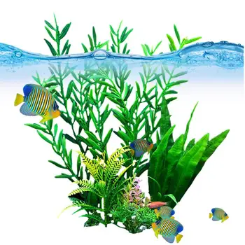 Растения Для Аквариумов Экологически Чистые Искусственные Водные Растения Украшение Аквариума Для Золотых Рыбок И Черепах Для Домашнего Аквариума