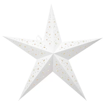 Рождественский Стереоскопический Абажур в форме Звезды Креативный Подвесной Потолочный Светильник