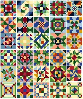 Самые продаваемые геометрические узоры 38-44 Вышивка DIY 14-каратные наборы для вышивания крестиком без надписей