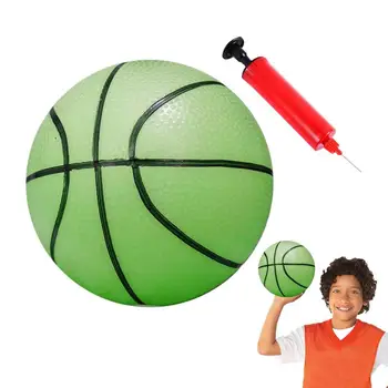 Светящийся шар-ночник, Светящийся светящийся мяч, сильное сцепление, светящиеся в темноте Баскетбольные надувные мячи для детей на День рождения новичка