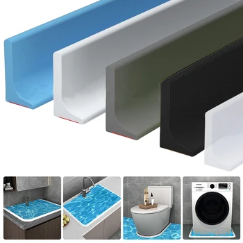 Силиконовая уплотнительная лента, самоклеящаяся водозащитная лента для удержания воды в ванной, Кухонная столешница, сухое влажное разделение, 30 мм X 50-300 см