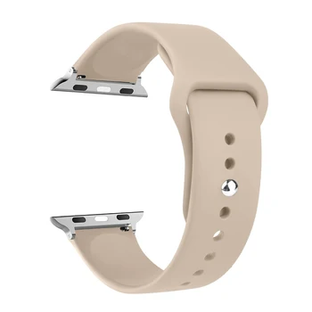 Силиконовый ремешок для Apple Watch band 44мм 45мм ultra 2 49мм 41мм 40мм 38мм 42мм ремень браслет iWatch series 9 8 7 6 5 3 se ремешки