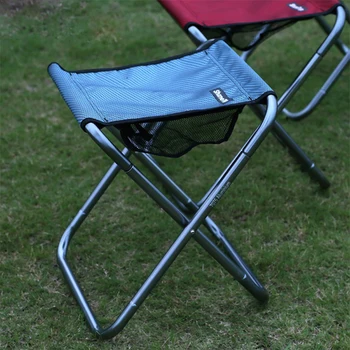 Складной походный стул, легкий стул для пикника и рыбалки, Складной Алюминиевый Тканевый Уличный Портативный Пляжный стул, Уличная мебель