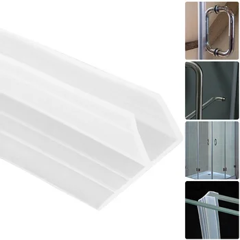 Совершенно новая уплотнительная прокладка Водонепроницаемая резиновая прокладка для душевых дверей Раздвижные двери Прозрачные 2 м Аксессуары для ванны