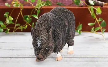 Статуя свиньи, имитирующая модель сельскохозяйственного животного, вьетнамская пузатая свинья, домашнее животное, статические твердые украшения, детские познавательные игрушки