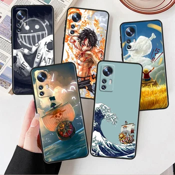 Японское Аниме O-One Piece Для Xiaomi Mi 13 12T 12S 12X 11i 11X 11T Play HyperCharge Lite Ultra Pro Черный Мягкий Чехол Для Телефона