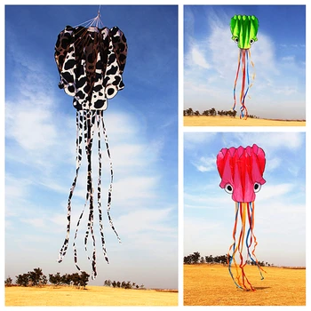 бесплатная доставка новые воздушные змеи octopus летающие игрушки для детей линия воздушных змеев professional winds фабрика воздушных змеев Летающие игрушки для игр на открытом воздухе